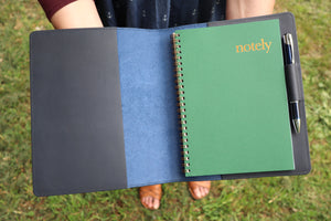 A5 Notebook Cover - Navy