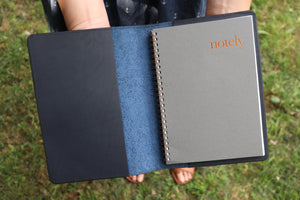 A5 Notebook Cover - Navy