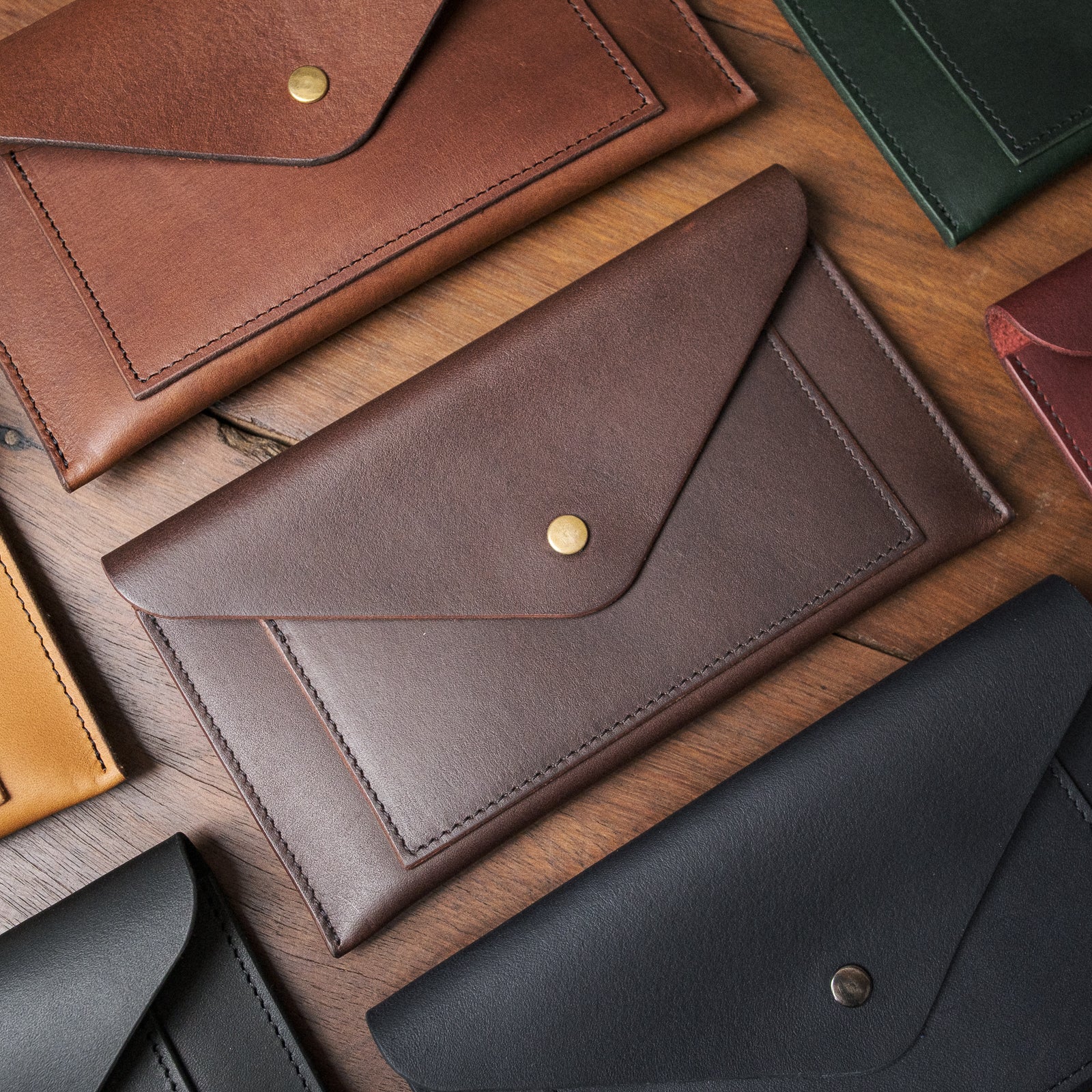 Envelope Clutch - Coffee
