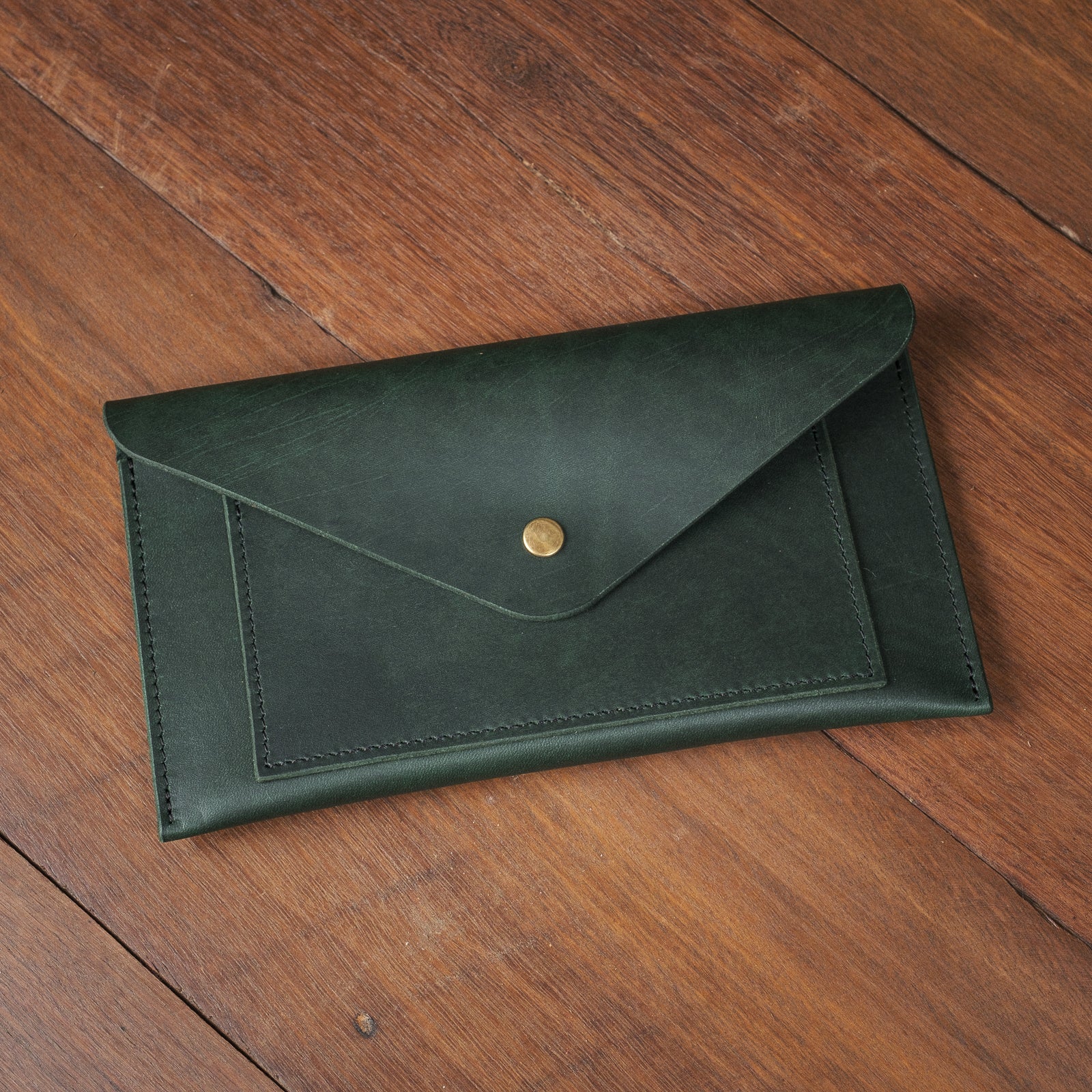 Envelope Clutch - Emerald Green