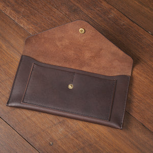 Envelope Clutch - Coffee