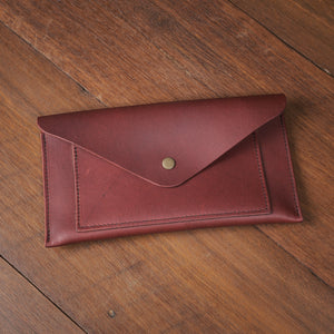 Envelope Clutch - Cherry
