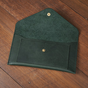 Envelope Clutch - Emerald Green