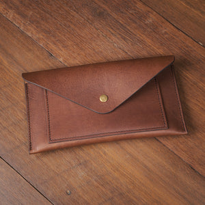 Envelope Clutch - Golden Brown
