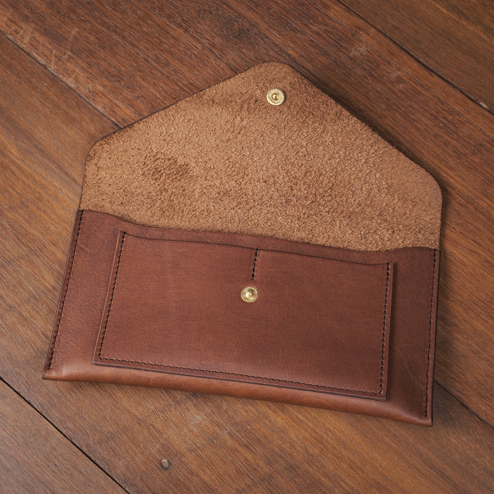Envelope Clutch - Golden Brown