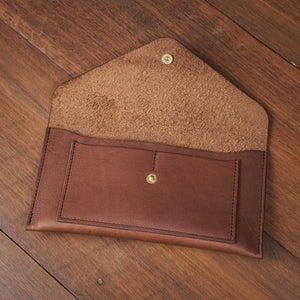 Envelope Clutch - Golden Brown