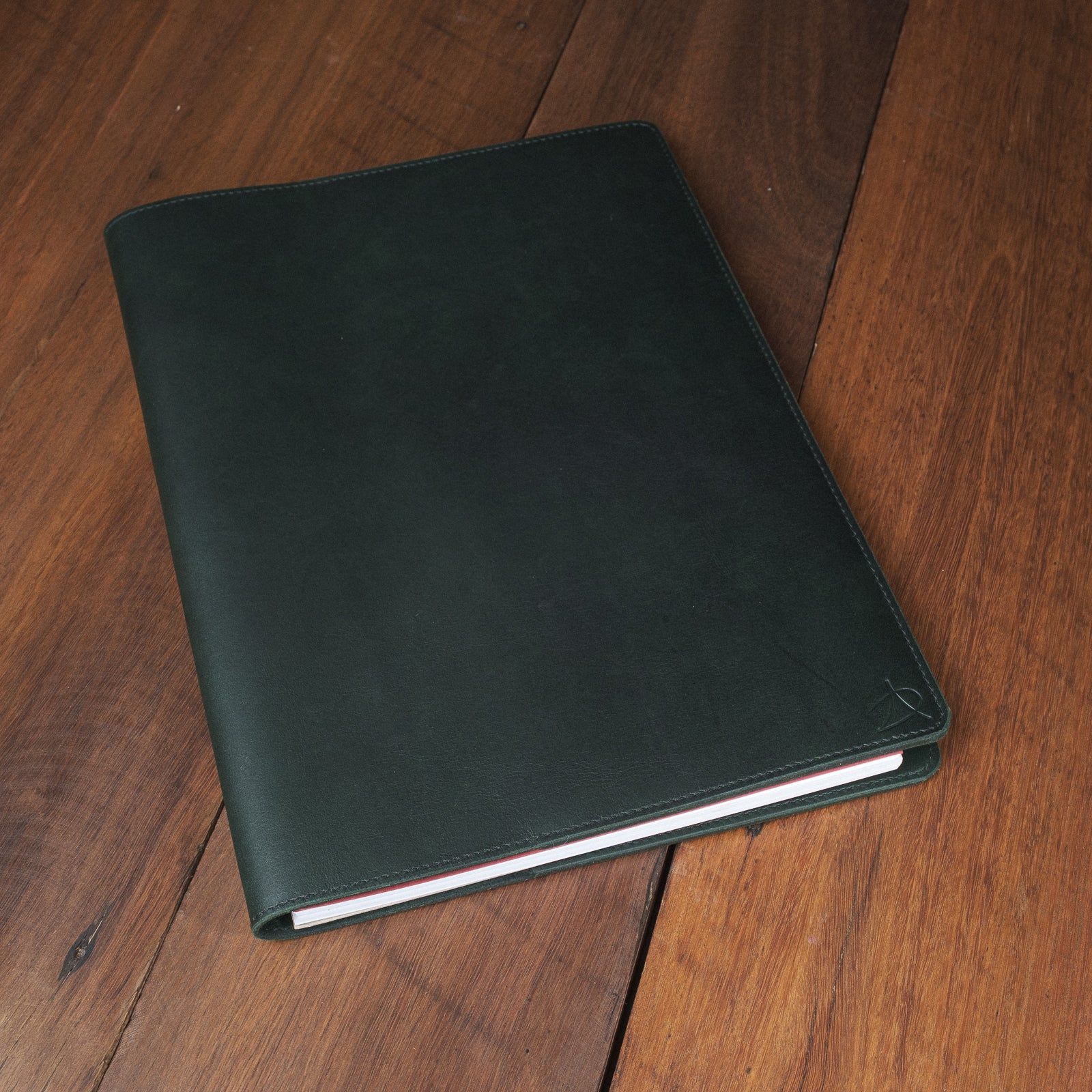 A4 Notebook Cover - Emerald Green