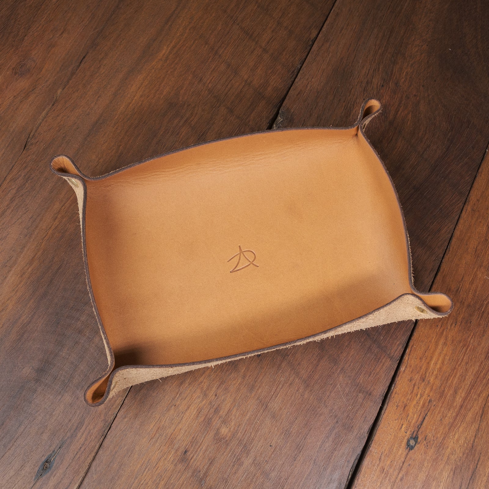 Valet Tray - Bovine Leather - Amber