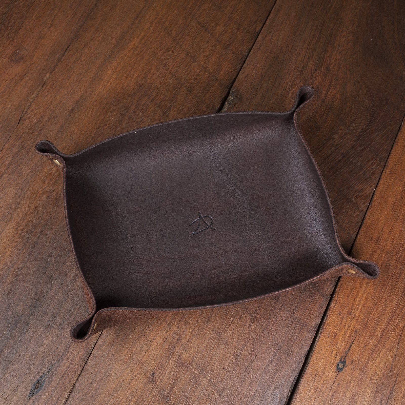 Valet Tray - Bovine Leather - Coffee