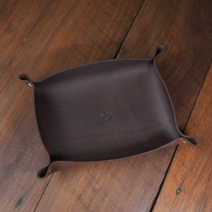 Valet Tray - Bovine Leather - Coffee