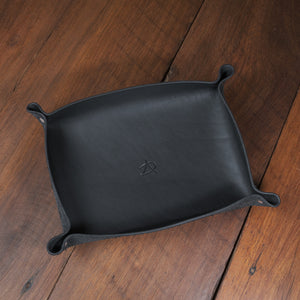 Valet Tray - Bovine Leather - Black