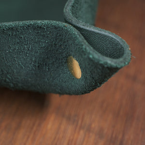 Valet Tray - Bovine Leather - Cherry