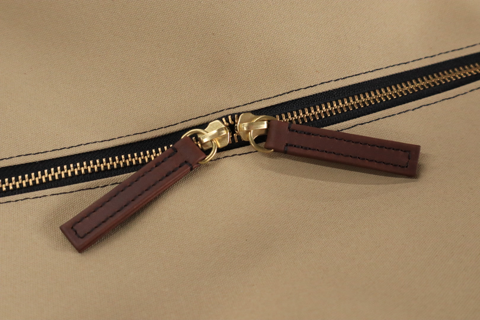 Weekender Bag - Golden Brown and Sand