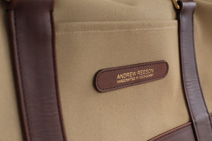Weekender Bag - Golden Brown and Sand
