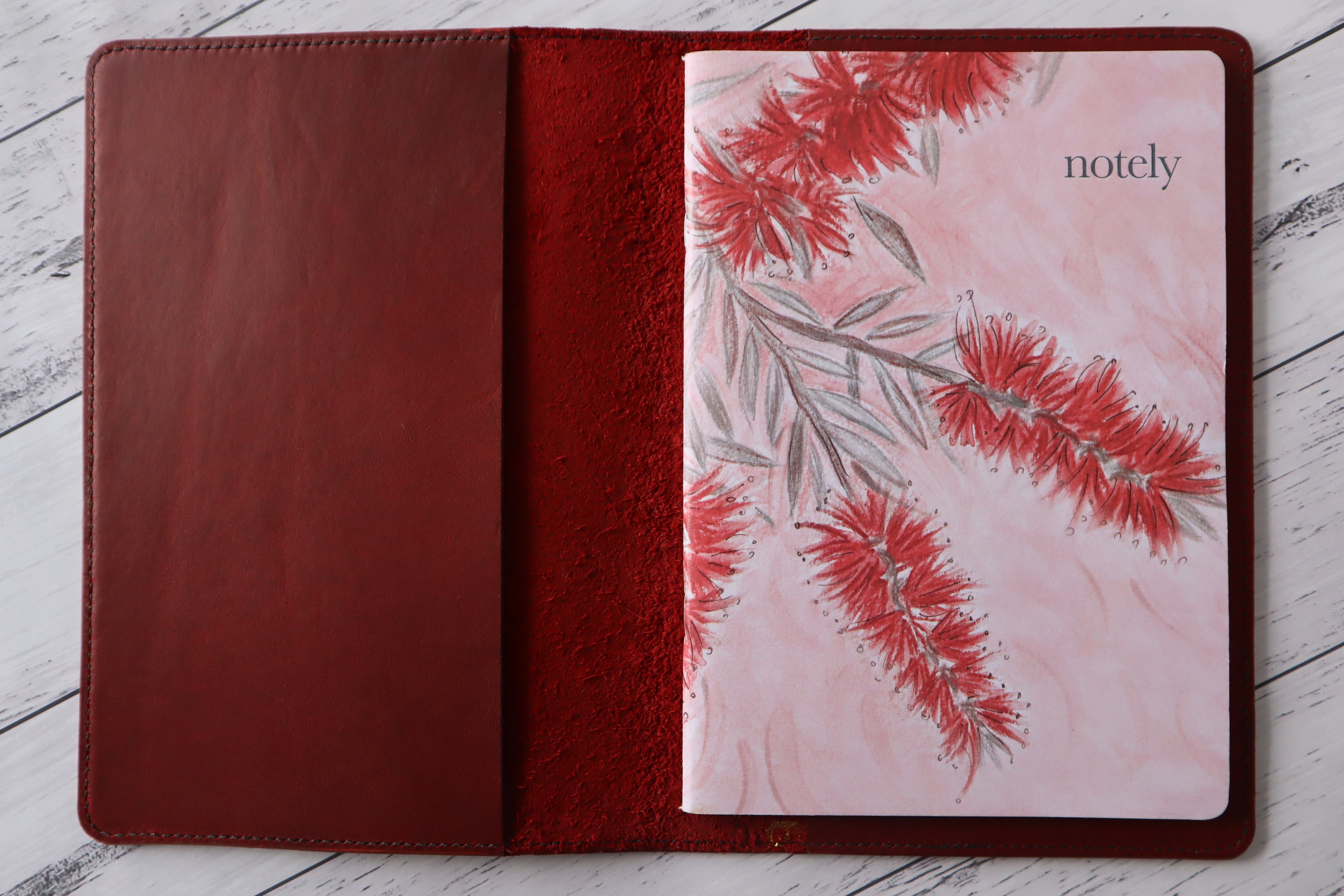 A5 Notebook Cover - Cherry