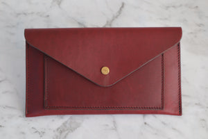 Envelope Clutch - Cherry