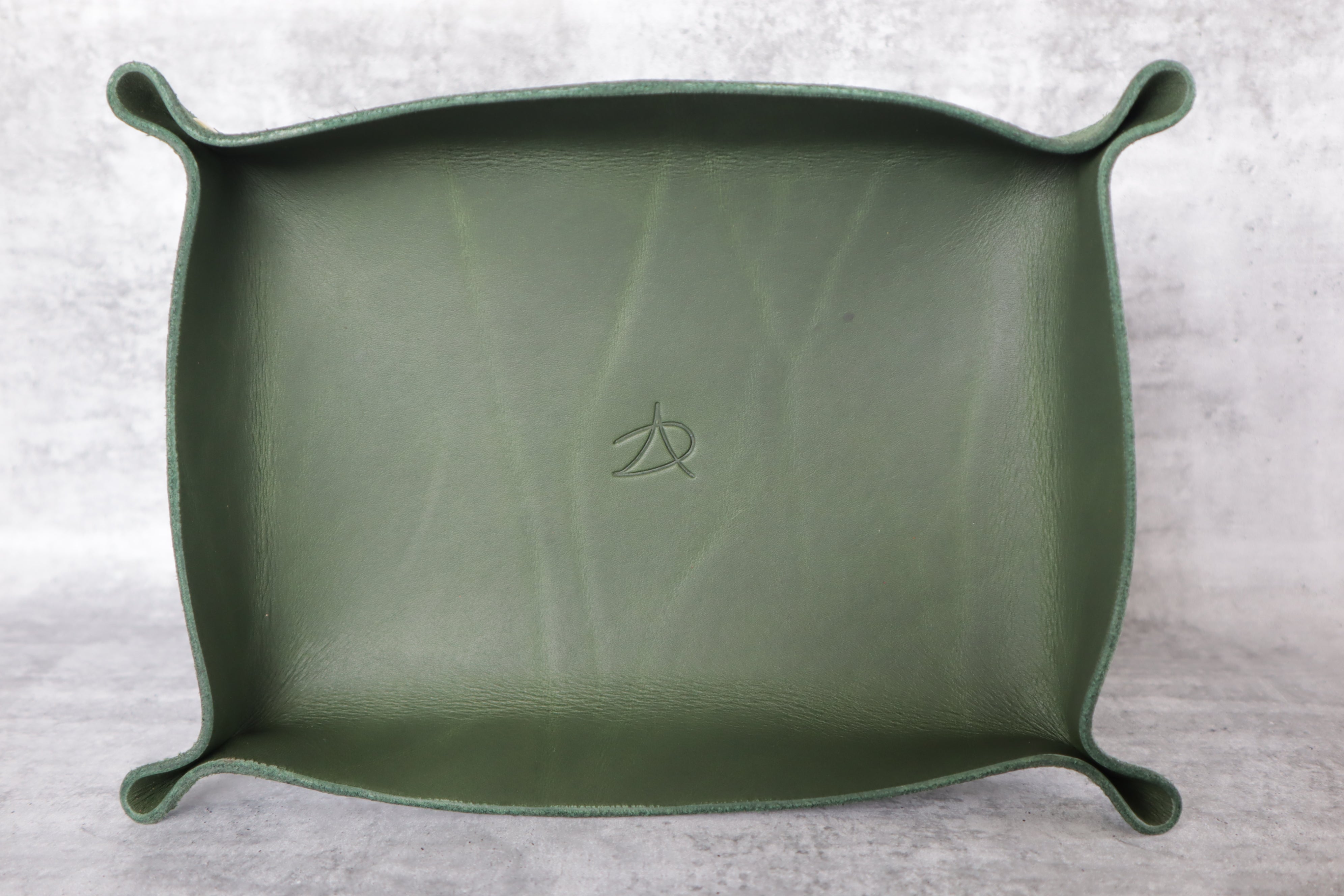 Valet Tray - Bovine Leather - Forest Green