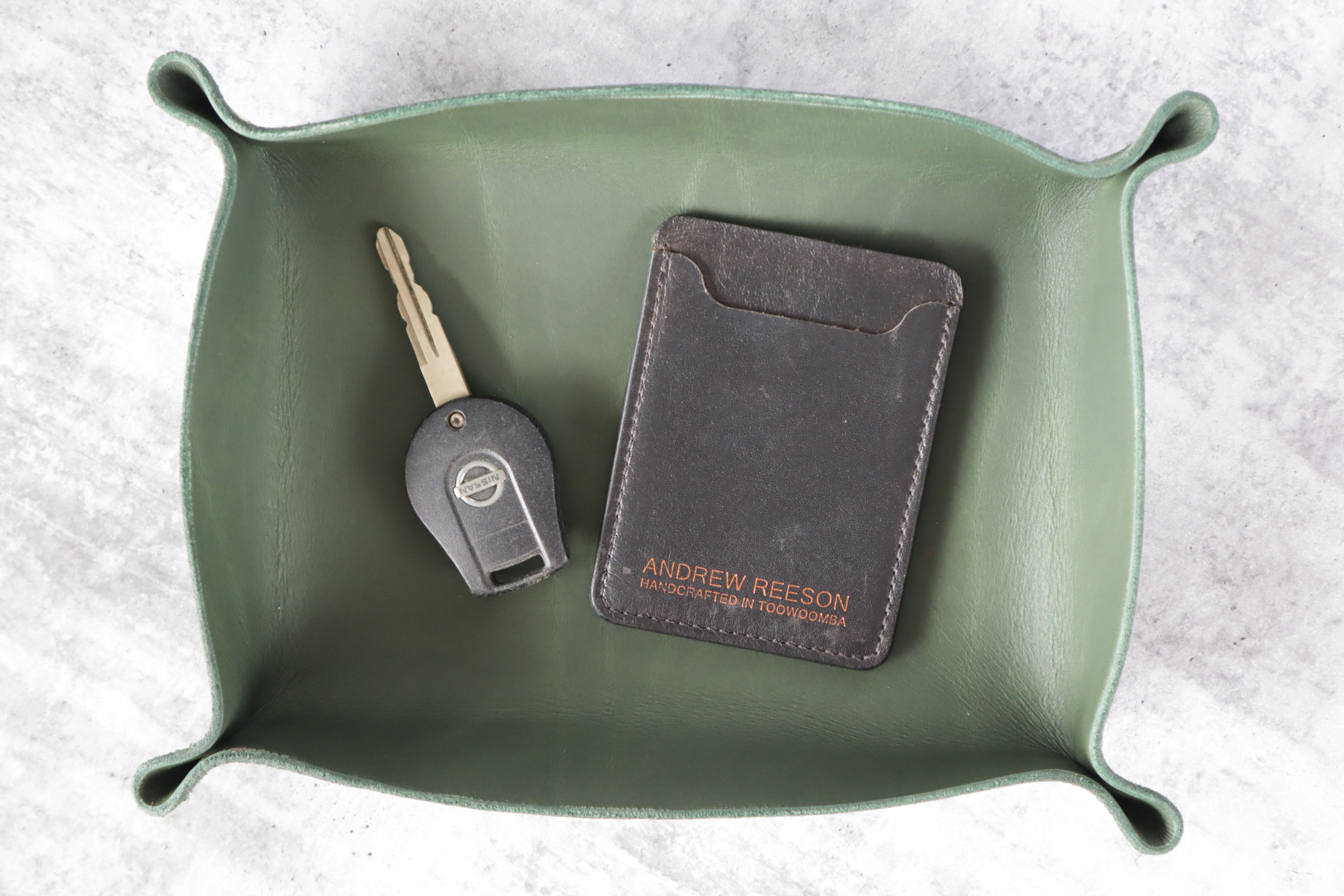 Leather Valet Tray | Camo | Orvis