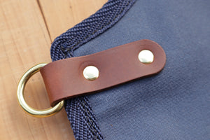 Apron - Navy and Golden Brown